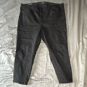 Torrid Sky High Skinny Crop Jeans Black Size 24